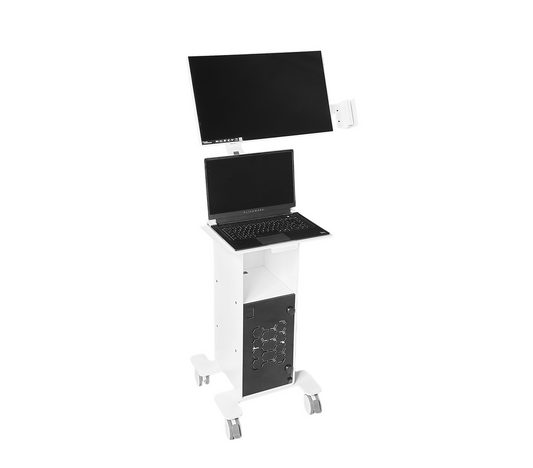 3DDS Lite Cart mobile intraoral scanner workstation with laptop and touchscreen