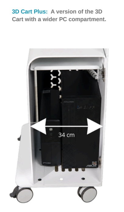 3D Cart Plus - Intraoral scanner cart for PC + UPS